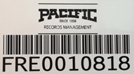 Pacific Records Management Barcode